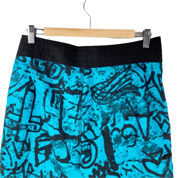 Vans Off the Wall Men's Board Shorts Graffiti Theme Seamless Fly Waist 32 - Picture 9 of 13